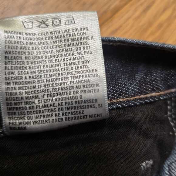 Citizens Of Humanity Men's 32 Blue Collar Sid Dark Wash Straight Leg Denim Jeans - Picture 12 of 15